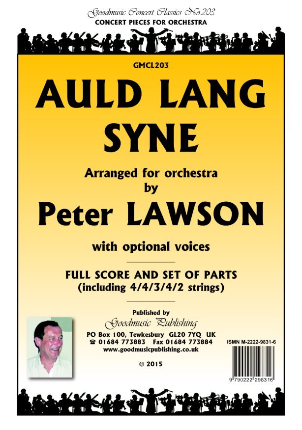 Auld Lang Syne for Orchestra/opt Voices Sc/pts