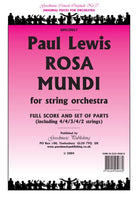 Rosa Mundi for String Orchestra Sc/pts