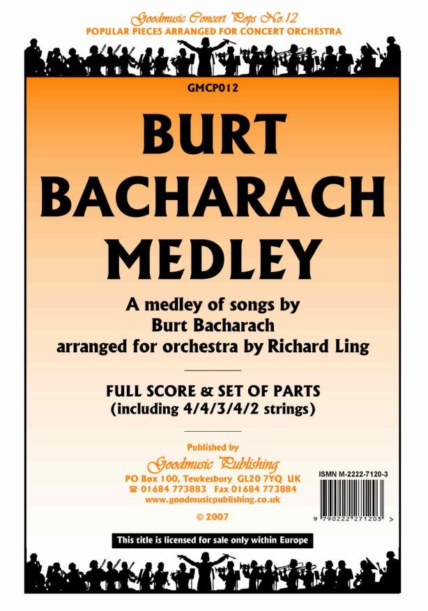 Burt Bacharach Medley for Orchestra Sc/pts