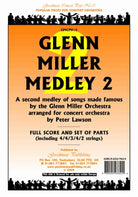 Glenn Miller Medley 2 for Orchestra Sc/pts