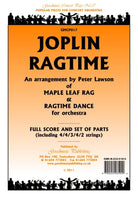 Joplin Ragtime for Orchestra Sc/pts