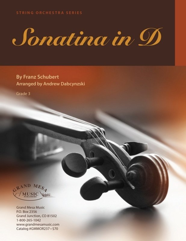 Schubert - Sonatina in D for String Orchestra So3 Sc/pts