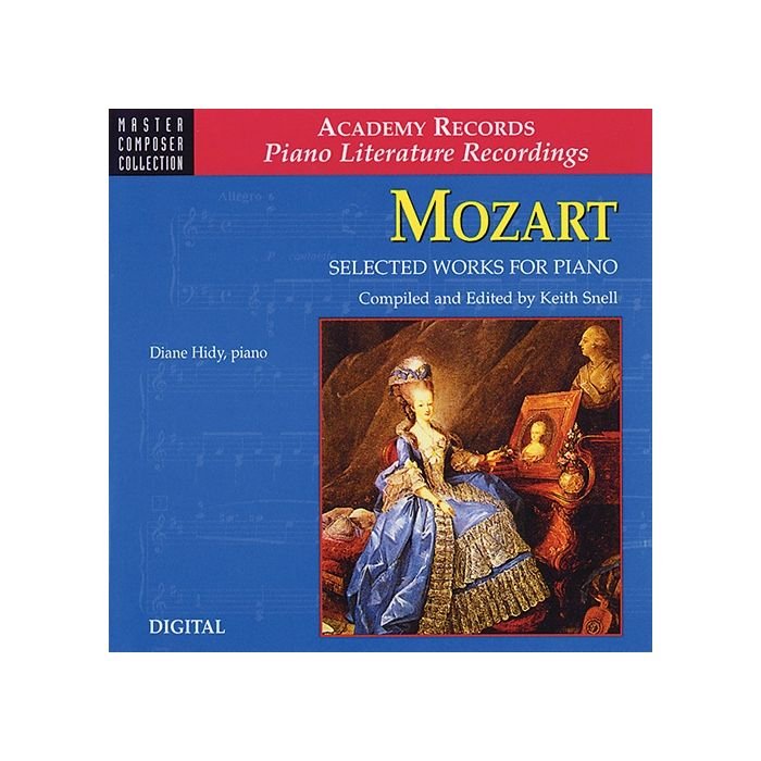 Mozart Selected Works for Piano (cd)