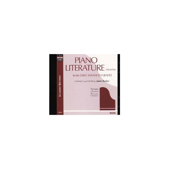 Piano Literature Vol 4 (cd)