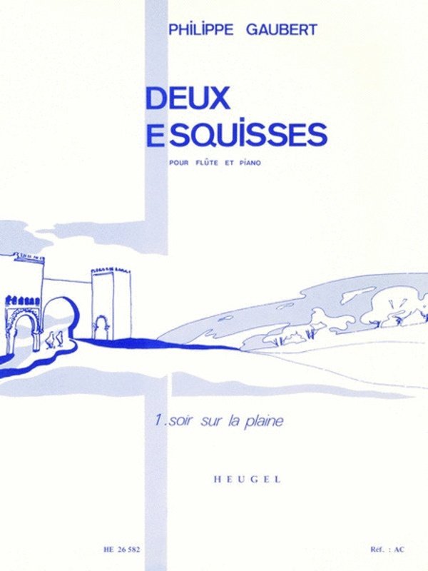 Gaubert - 2 Sketches No 1 Night on the Plain Flute/piano