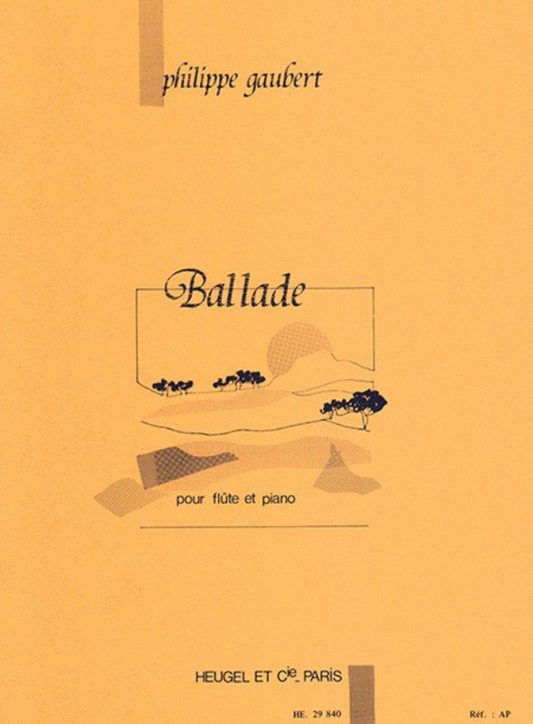 Gaubert - Ballade for Flute/piano