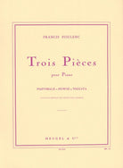 Poulenc - 3 Pieces Pastorale Hymne Toccata Piano