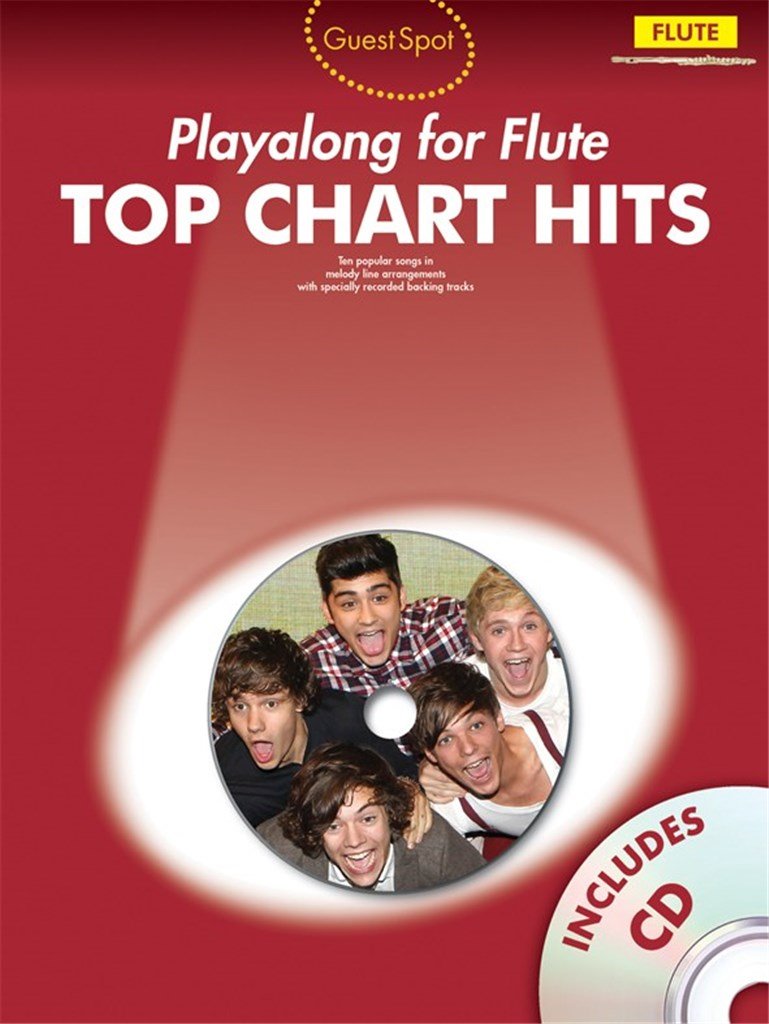 Guest Spot Top Chart Hits Playalong Flute Bk/cd