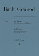 Bach/gounod - Ave Maria Original Key for High Voice/piano