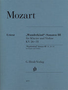 Wunderkind Sonatas Bk 3 K 26 - 31 Violin / Piano