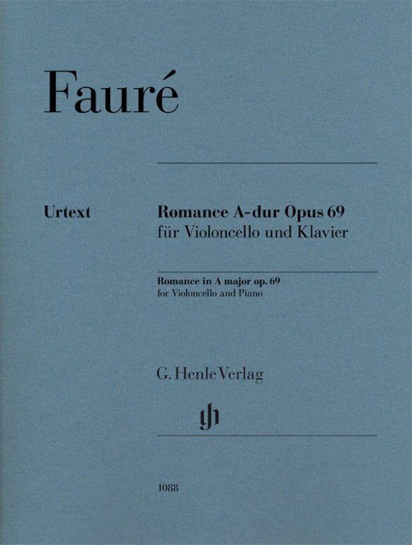 Faure - Romance a Major Op 69 Cello/piano