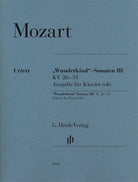 Wunderkind Sonatas Bk 3 K 26-31 Urtext