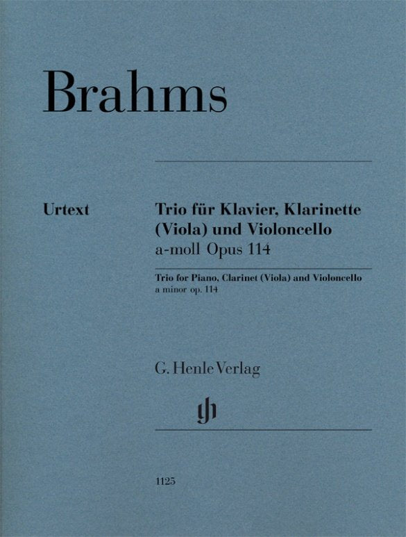 Brahms - Trio a Minor Op 114 Piano/clarinet/cello