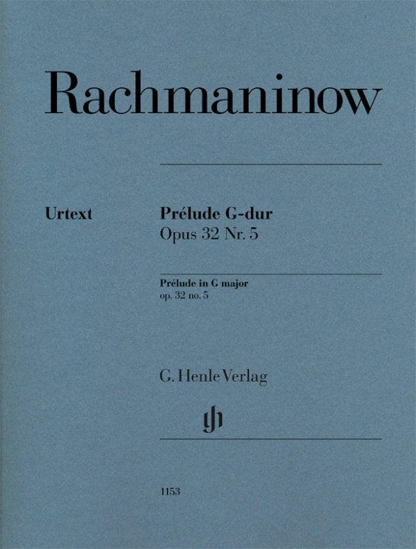 Rachmaninoff - Prelude G Maj Op 32 No 5 Piano