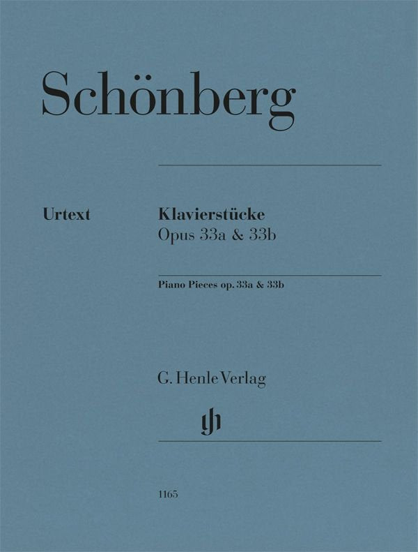 Schoenberg - Piano Pieces Op 33a & 33b