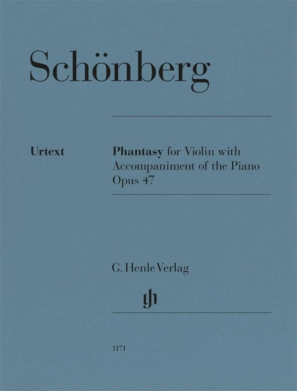 Schoenberg - Phantasy for Violin/piano Accompaniment Op 47