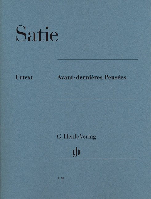 Avant Dernieres Pensees Piano Solos Urtext