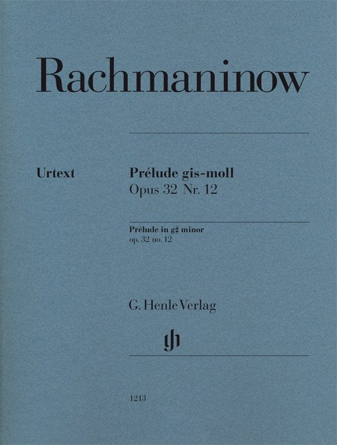 Rachmaninoff - Prelude G Sharp Minor Op 32 No 12
