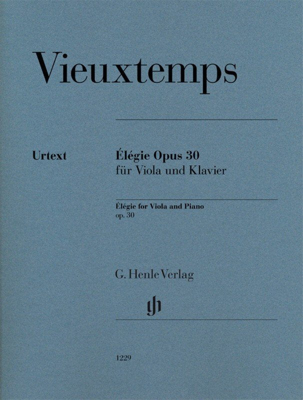 Vieuxtemps - Elegie Op 30 Viola & Piano