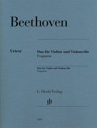 Duo for Violin & Piano Fragment