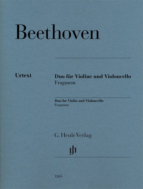 Duo for Violin & Piano Fragment