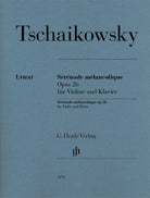 Tchaikovsky - Serenade Melancolique Op 26 Violin/piano