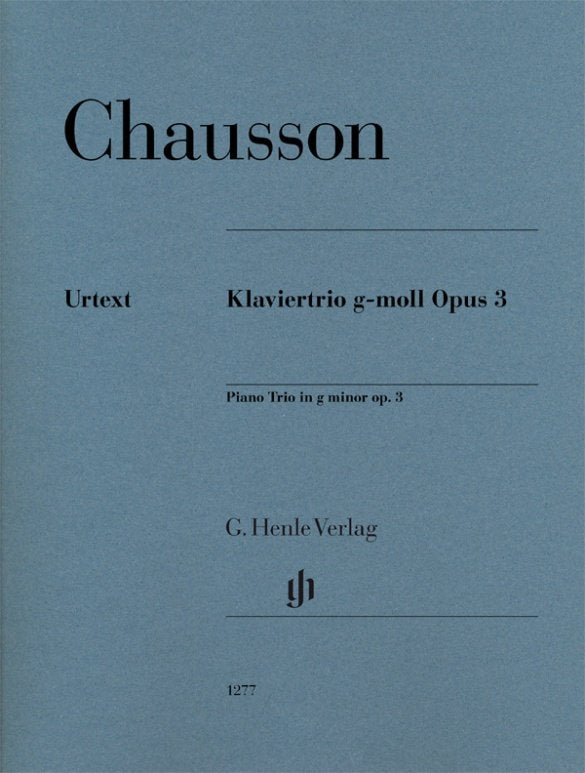 Chausson - Piano Trio in G Minor Op 3