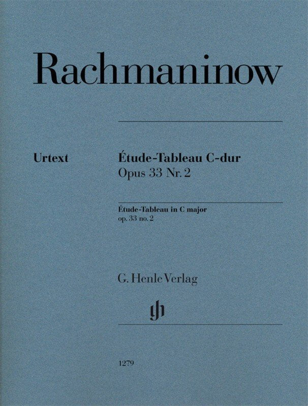 Etude Tableau C Major Op 33 No 2