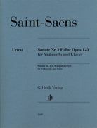 Saint-Saens - Sonata No 2 F Op 123 Cello/piano