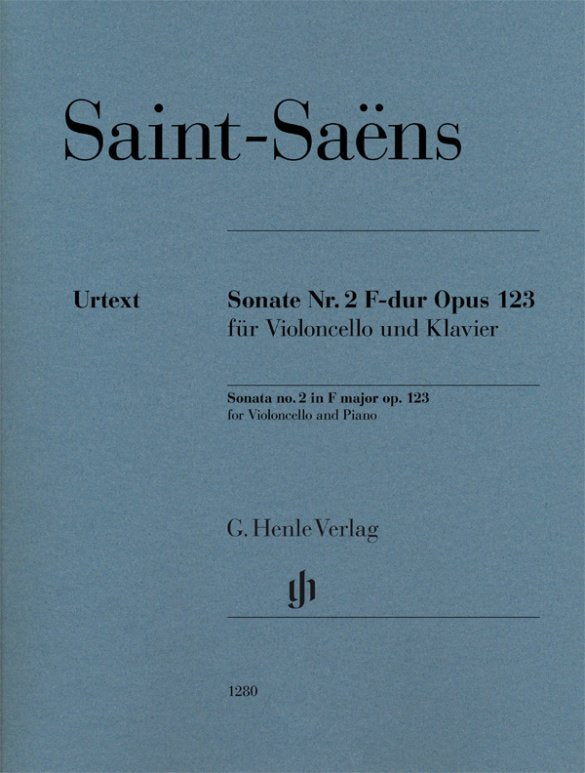 Saint-Saens - Sonata No 2 F Op 123 Cello/piano