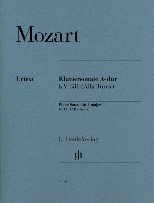 Mozart - Piano Sonata a Major K 331