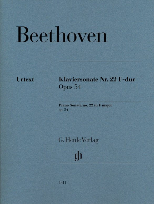 Beethoven - Sonata No 22 F Op 54 Piano