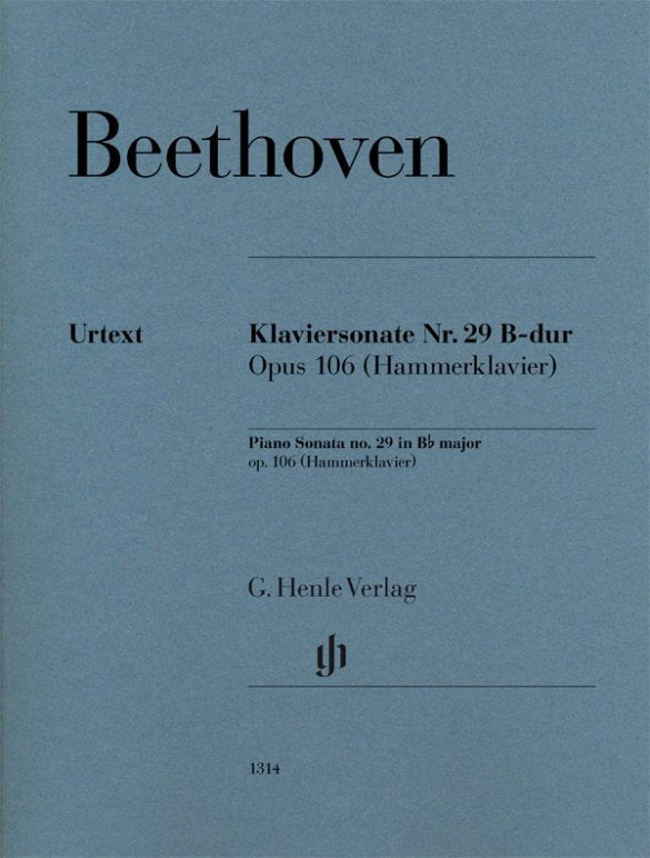 Beethoven - Sonata No 29 B Flat Op 106 Piano