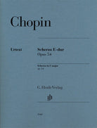 Chopin - Scherzo in E Major Op 54 Piano Urtext
