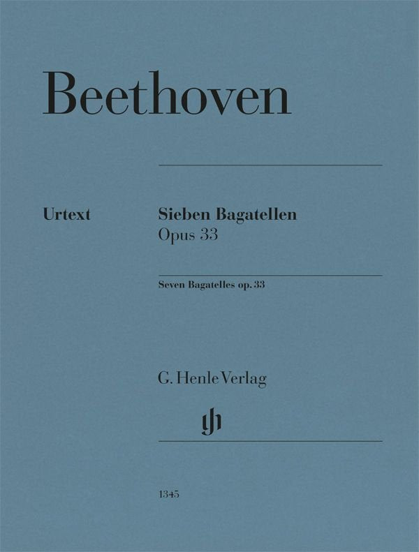 Beethoven - 7 Bagatelles Op 33 for Piano