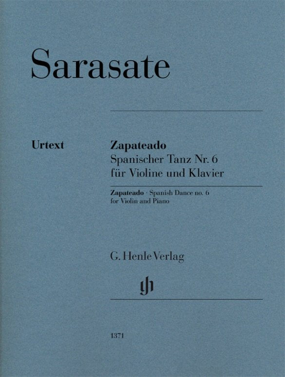 Sarasate - Zapateado Spanish Dance No 6 Violin/piano
