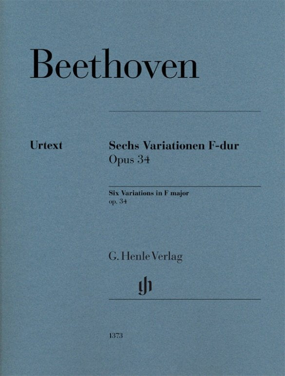Beethoven - 6 Variations F Major Op 34 Piano