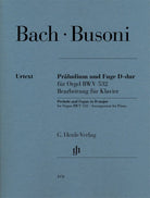 Prelude and Fugue D Major Bwv 532 Piano
