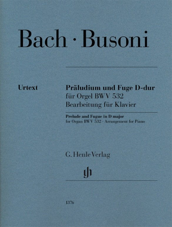 Prelude and Fugue D Major Bwv 532 Piano