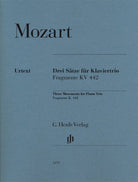 Mozart - 3 Movements Piano Trio Fragments K 442 Sc/pts