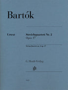 Bartok - String Quartet No 2 Op 17 Set of Parts