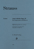 Strauss - 8 Poems Op 10 for High Voice/piano
