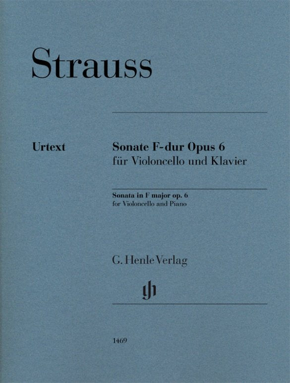 Strauss - Sonata F Major Op 6 Cello/piano