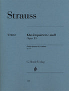 Strauss - Piano Quartet C Minor Op 13 Sc/pts