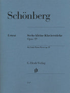 Schoenberg - 6 Little Piano Pieces Op 19 Urtext