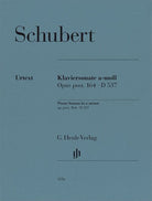 Schubert - Piano Sonata a Minor Op Post 164 D 537 Urtext