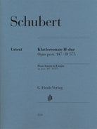 Schubert - Piano Sonata B Major Op Post 147 D 575 Urtext
