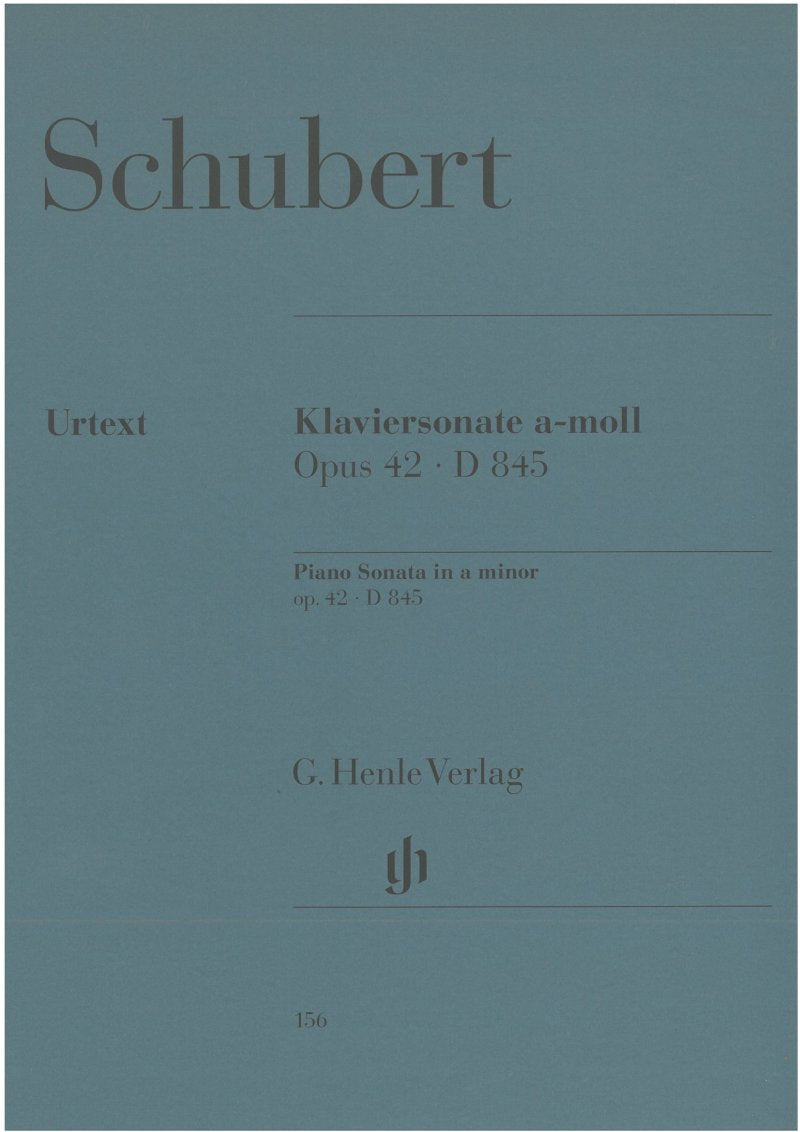 Schubert - Sonata D 845 Op 42 a Minor