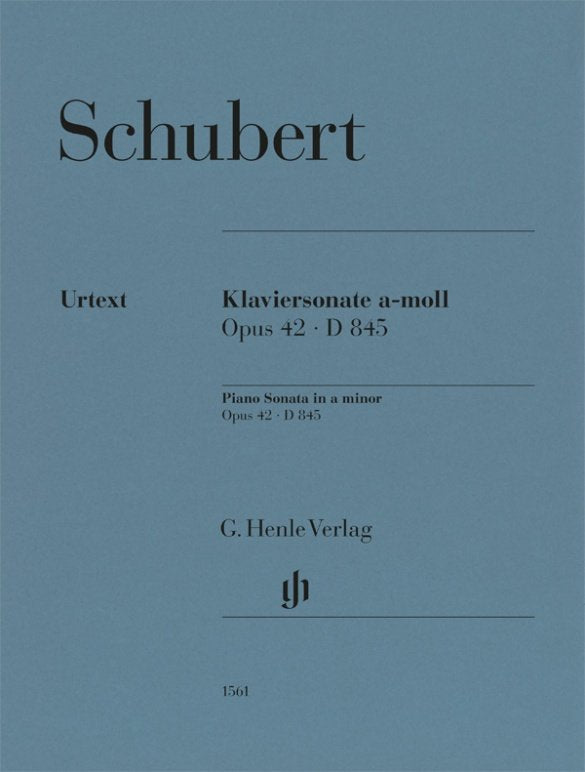 Schubert - Sonata a Minor Op 42 D 845 for Piano