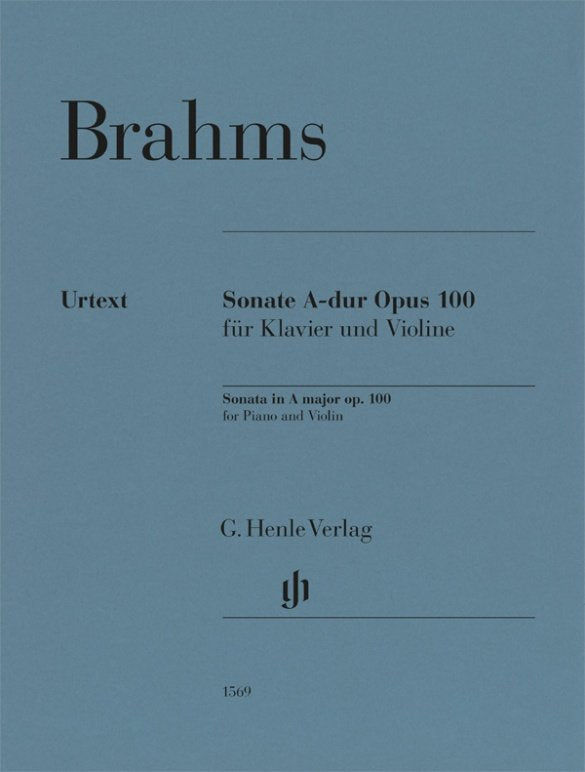 Brahms - Sonata a Major Op 100 for Violin/piano Urtext